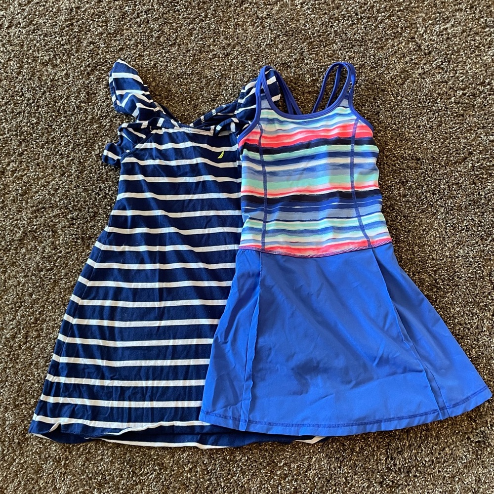 Nautica Navy and White Striped Dress, Gymboree athletic dress